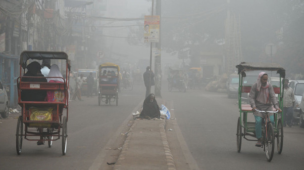 Forurening gør dele af New Delhi til et gaskammer