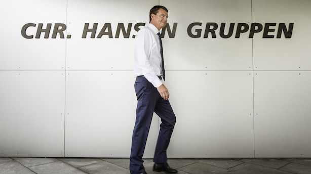 Aktier: Chr. Hansen vendte og endte i toppen med Tryg