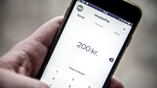 Efter solid stigning af erhvervskunder hos Mobilepay: Nu bremser væksten op
