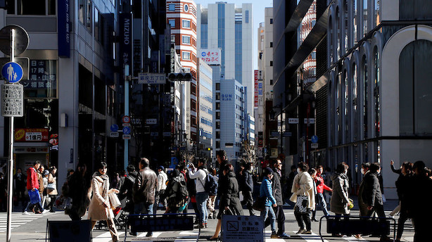 Faldende japansk ledighed og stor forbrugsstigning i november