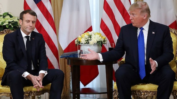Trump ser mulighed for at løse handelstvist med Frankrig
