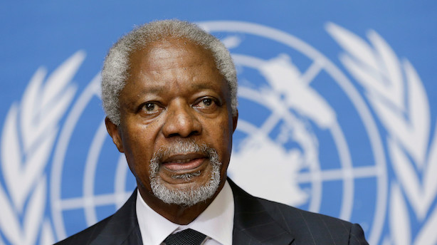 Tidligere FN-generalsekretær Kofi Annan er død