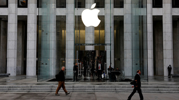 Aktiestatus i USA: Små stigninger - trukket op af Apple-rekord