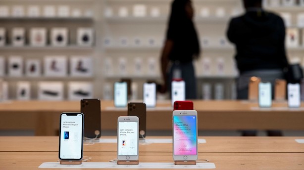 Apples brand falmer i Kina på grund af handelskrigen