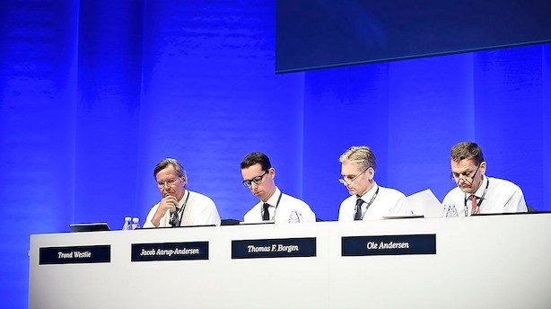 Danske Bank under kritik: Ni mænd og kun én kvinde i toppen