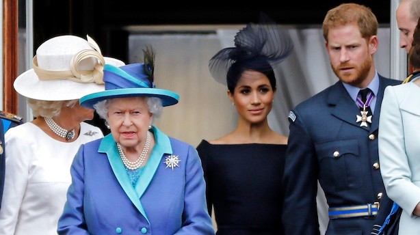 Medie: Dronningen rammer Harry og Meghan med jernnæven