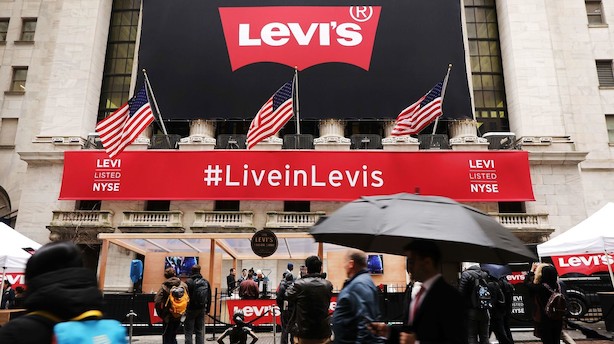 Stærkt børscomeback til Levi Strauss & Co