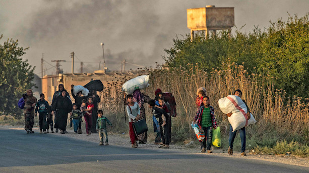Tyrkiske styrker har ramt 181 mål i det nordøstlige Syrien