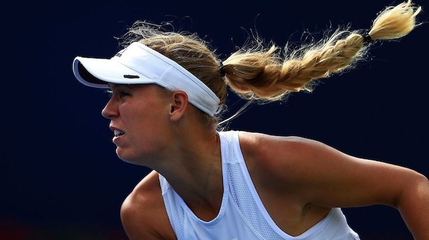 Wozniacki om første sejr over etter: Regn bringer mig held
