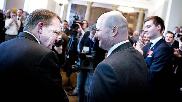 Kun Pape og Løkke taler videre i statsministeriet