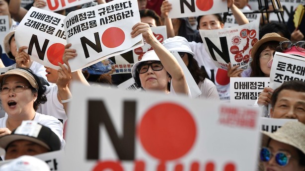 Sydkorea fjerner Japans særstatus