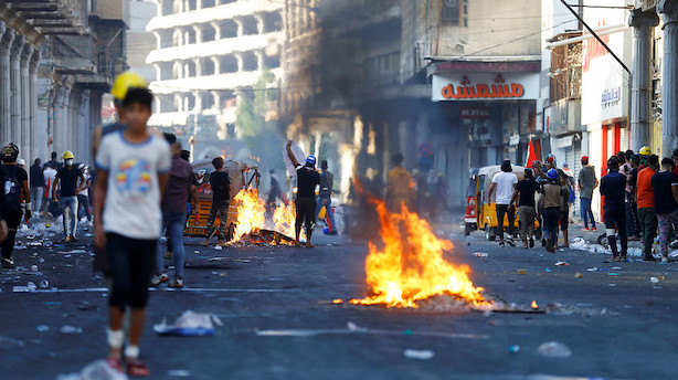 USA vil have valg i Irak og stop for vold mod demonstranter