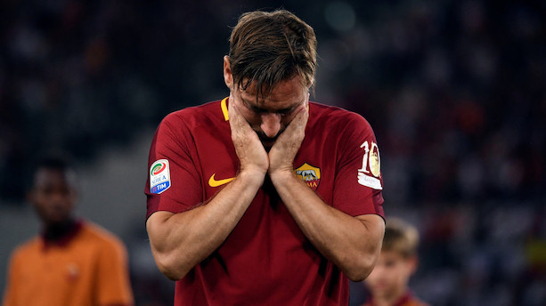Totti efter farvel: Jeg har grædt hele dagen