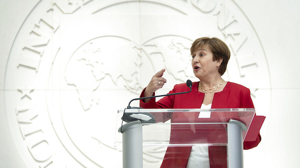 Ny IMF-boss ser "synkroniseret tilbagegang" i verdensøkonomien
