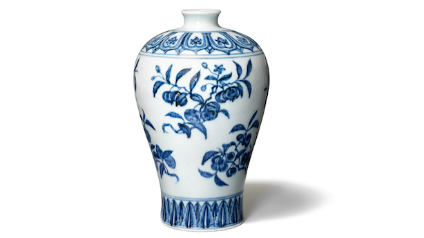 Sjælden Ming-vase sætter rekord hos Bruun Rasmussen