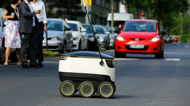 Robotterne kommer med fred og pizza: "Vores mål var først og fremmest at få vores robot til at se venlig ud"