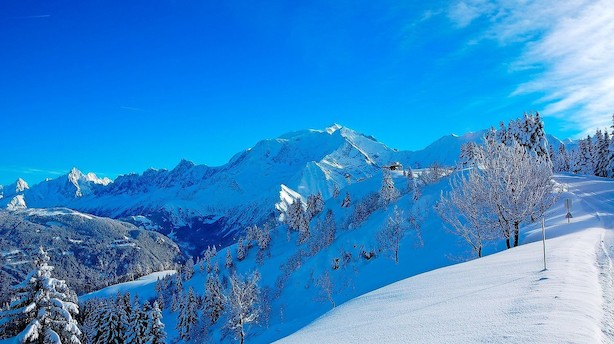 Mont Blancs smørhul er oplagt når familien skal på ski
