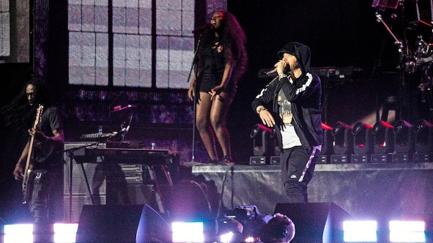 Eminem lagde Roskilde ned