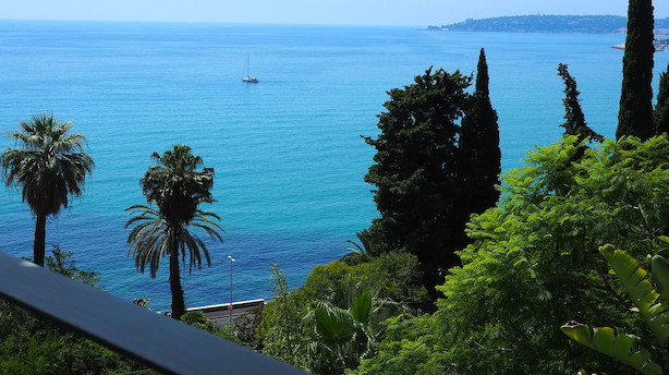 Udsigt til Cap Martin og formidabel mad