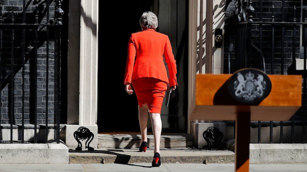 Gennem hele sin tid som premierminister ofrede Theresa May sig for partiets splittede fløje - fredag ofrede partiet så Theresa May