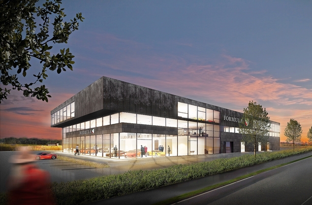 Nyt stort bilhus
til Ferrari i Lyngby